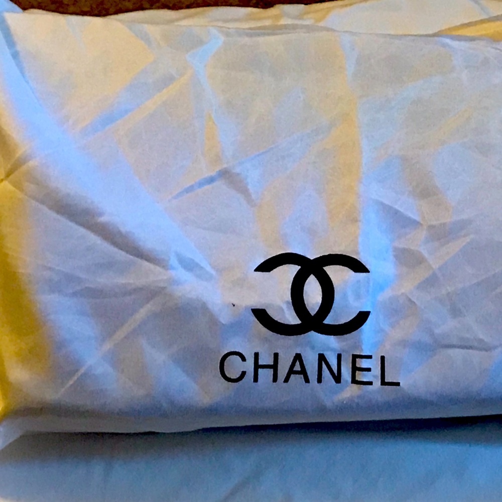 Chanel purse blue.12in across 8in wide